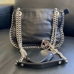 Michael Kors CrossBody Chain Purse In Black